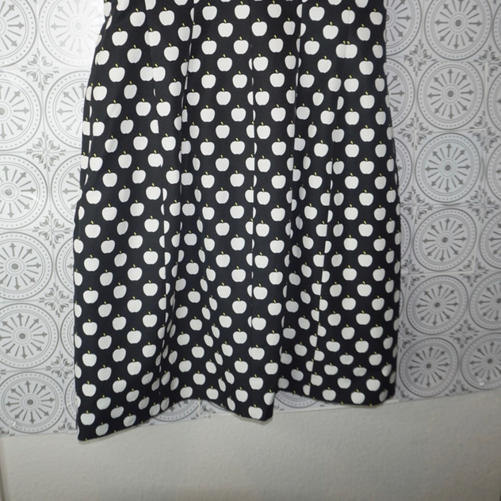 Kate Spade Apple Print Dress Size 6 - Picture 8 of 8